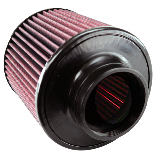 S&B Filters CR-90008 Air Filter for Competitor Intakes AFE XX-90008 Oiled Cotton Cleanable Red