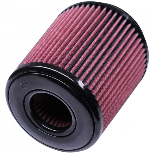 S&B Filters CR-91031 Air Filter for Competitor Intakes AFE XX-91031 Oiled Cotton Cleanable Red