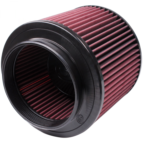 S&B Filters CR-91046 Air Filter for Competitor Intakes AFE XX-91046 Oiled Cotton Cleanable Red