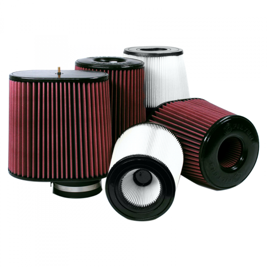 S&B Filters CR-91051D Air Filters for Competitors Intakes AFE XX-91051 Dry Extendable White