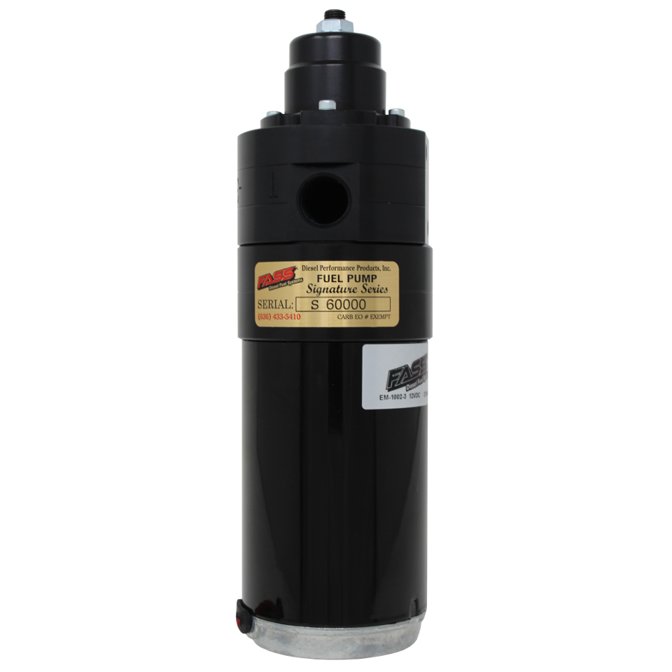 FASS FASF15250F220G Adjustable Diesel Fuel Lift Pump 250F 220GPH at 55PSI Ford Powerstroke 1999-2007