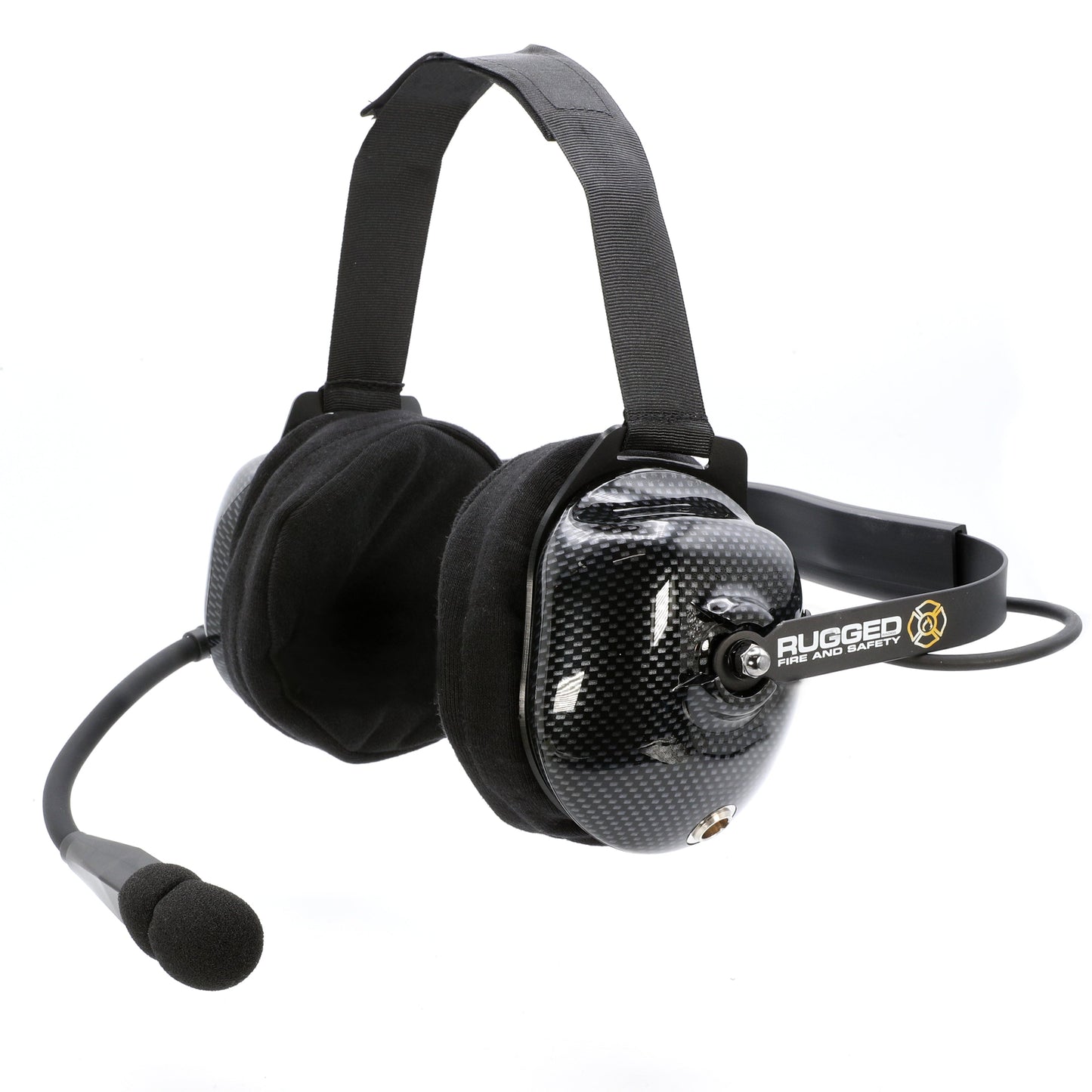 Rugged Radios FHS-42-FC FHS Behind-The-Head Fire Safety Industrial Headset - No Buttons / For Rugged / Firecom