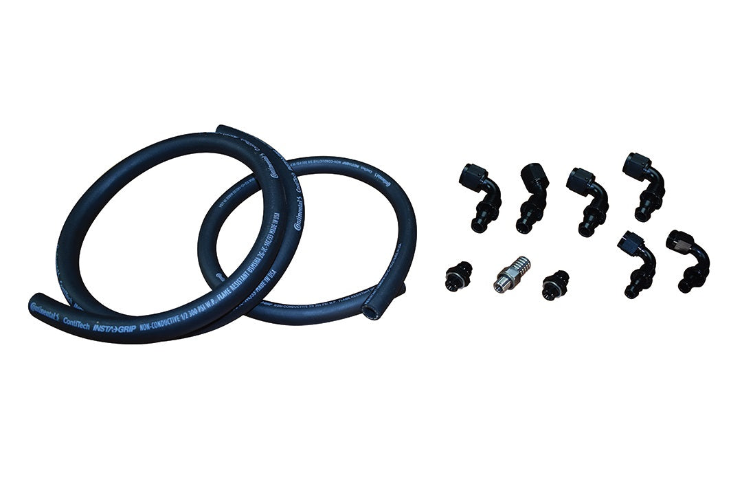 Fleece Performance FPE-FFD-RF-HF-KIT-3G 2003-2007 Cummins Fuel Distribution Block Hose and Fitting Kit Fleece Performance