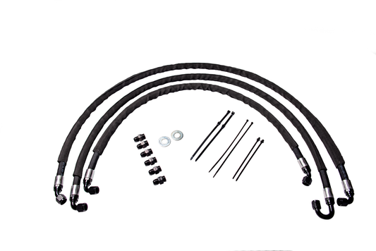 Fleece Performance FPE-TL-LML-1114 2011-2014 GM Duramax Heavy Duty Replacement Transmission Cooler Lines 2011-2014 GM 2500/3500 Fleece Performance