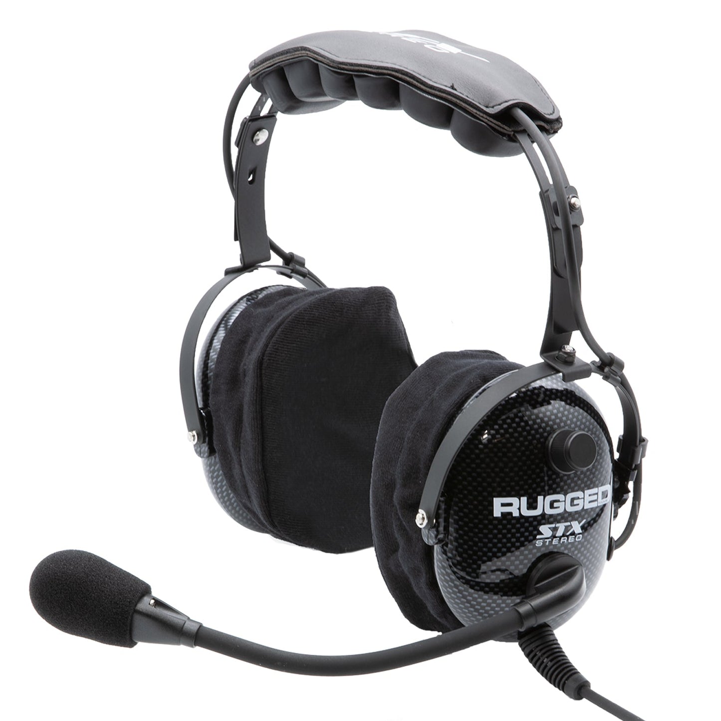 Rugged Radios H42-STX ULTIMATE Alpha Audio Stereo Headset with Volume Control (OTH and BTH) - Behind The Head