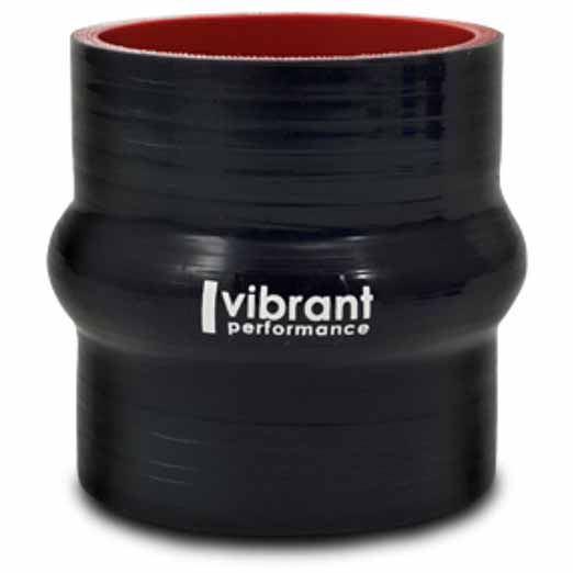 Vibrant 2736 4" Silicone Hump Hose Coupler (Black)