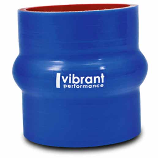 Vibrant 2735B 3.5" Silicone Hump Hose Coupler (Blue)