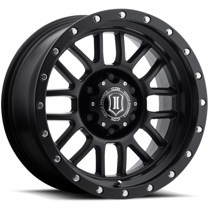 ICON Alloys Alpha Satin Black 6x135 Wheel - 1220906356SB