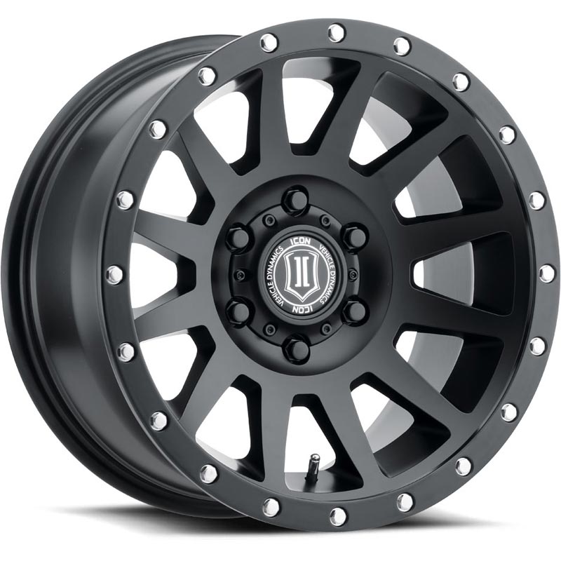 ICON Alloys Compression Satin Black Wheel