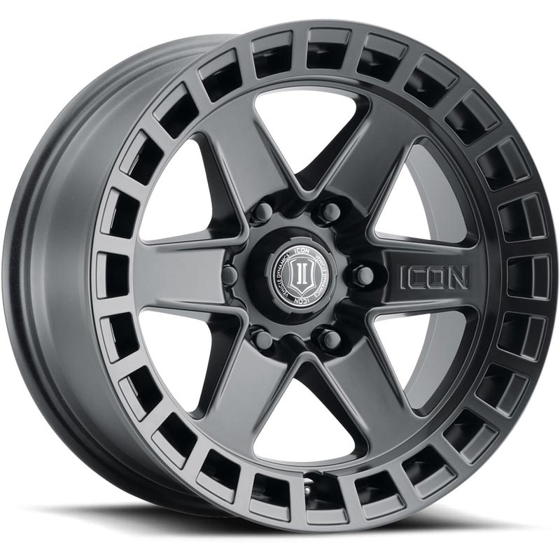 ICON Alloys Raider Satin Black 6x120 Wheel - 3417859447SB