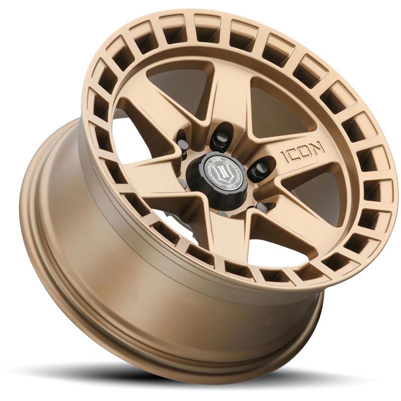 ICON Alloys Raider Satin Brass 6x120 Wheel - 3417859447BS