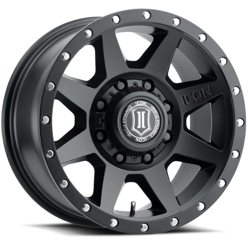 ICON Alloys Rebound HD Satin Black 8x180 Wheel - 1818908955SB