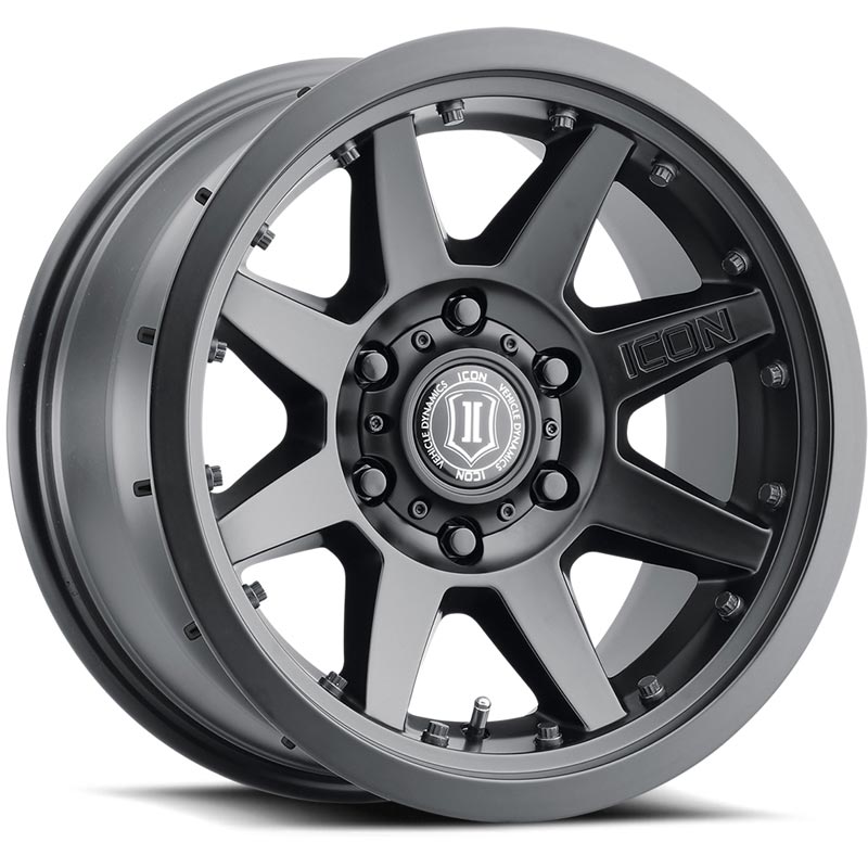 ICON Alloys Rebound Pro Satin Black 6x135 Wheel - 21817856350SB