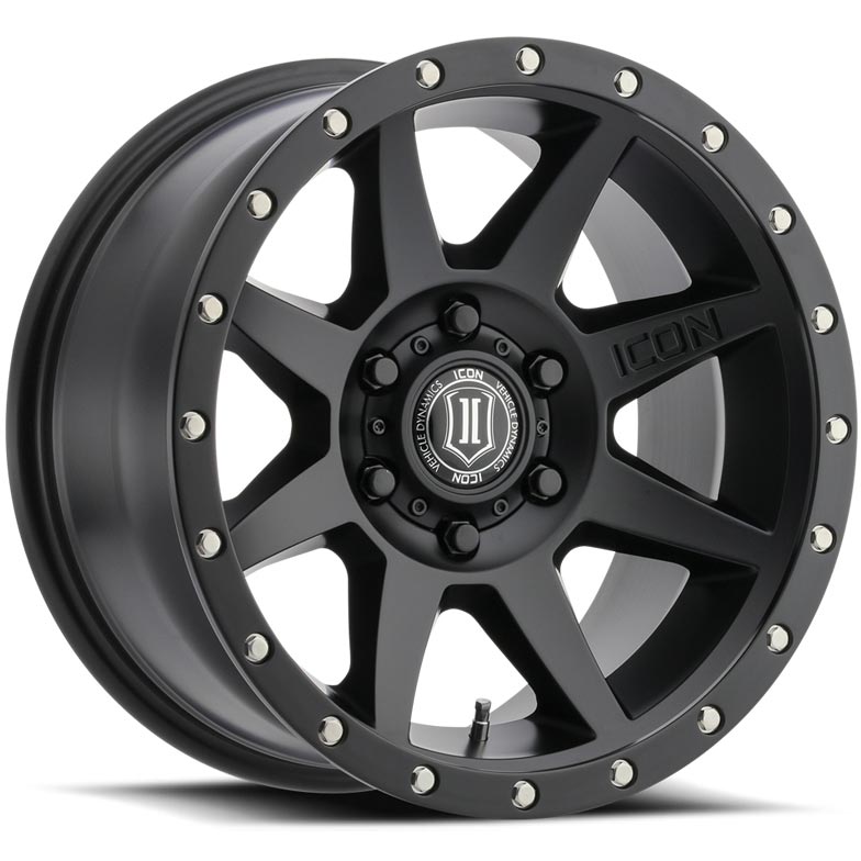 ICON Alloys Rebound Satin Black 6x139.7 Wheel - 1818908350SB