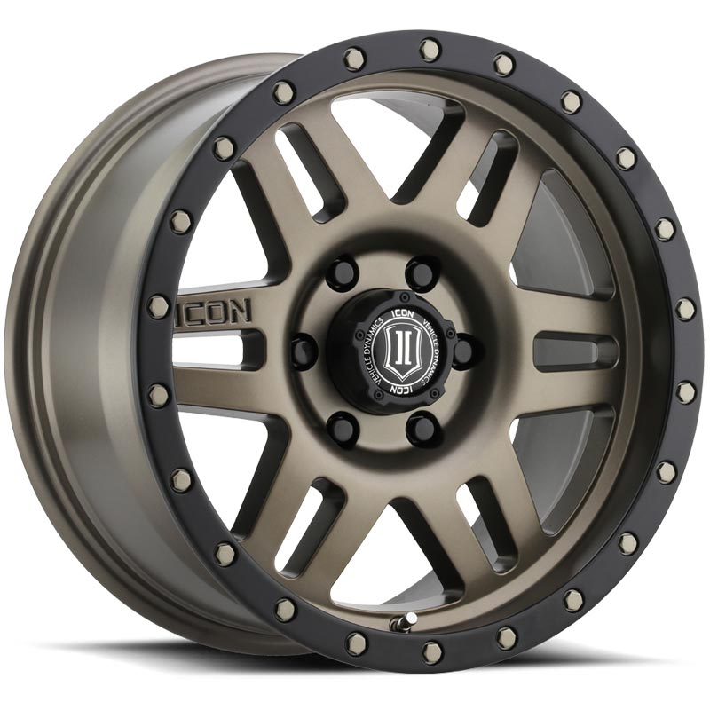 ICON Alloys Six Speed Bronze 5x5" Wheel - 1417857345BR