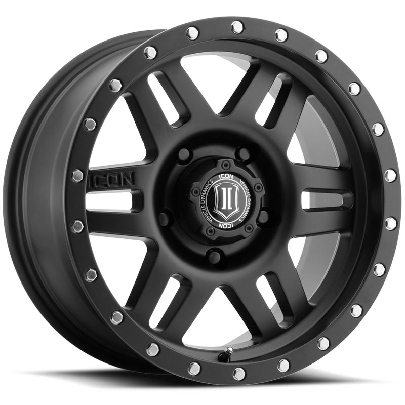 ICON Alloys Six Speed Satin Black 6x139.7 Wheel - 1417858347SB