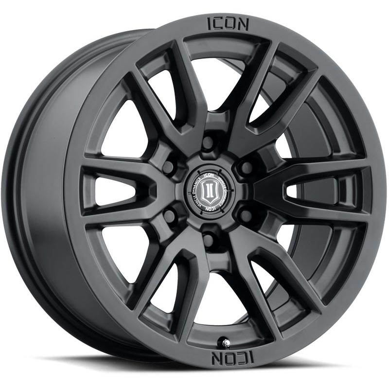 ICON Alloys Vector 6 Satin Black Wheel