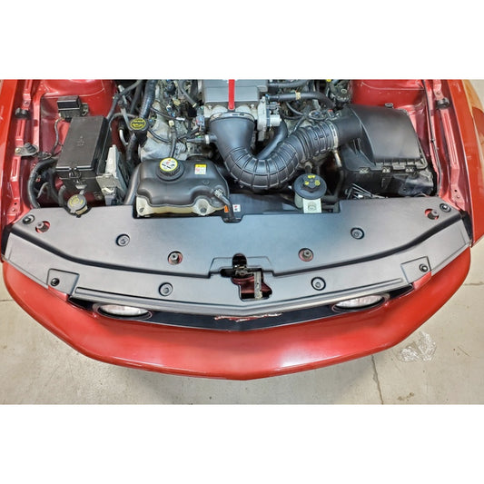 S&B Filters JLTRSC-FM0509-2 JLT Full Length Radiator Support Cover Textured Black 2005-09 Mustang GT/V6