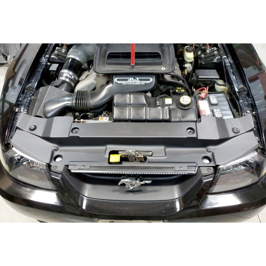 S&B Filters JLTRSC-FM9904-2 JLT Radiator Support Cover Textured Black 1999-2004 Mustang