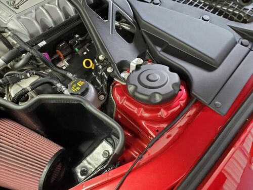 S&B Filters JLTSC-FM15-4 JLT Strut Covers Textured Black Pair 2015-2021 Mustang GT350; GT500; GT; EcoBoost; V6 with or without OEM Strut Bar