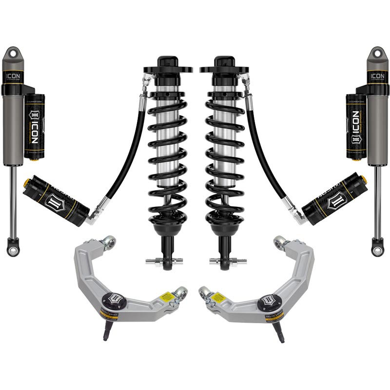 ICON K93124 0-3" Stage 4 Suspension System With Billet UCA