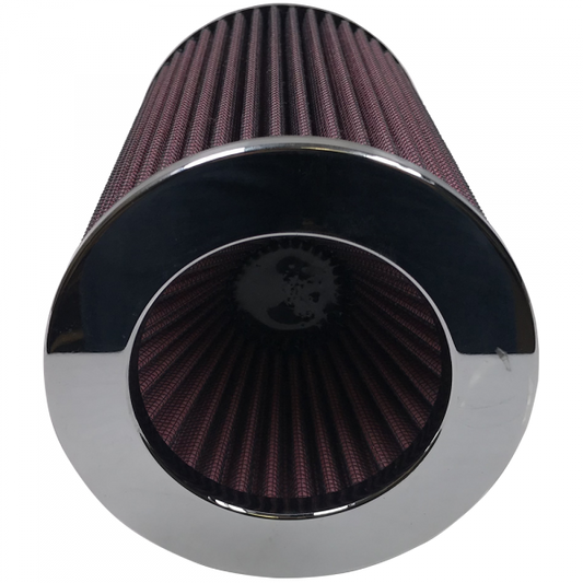 S&B Filters KF-1007 Air Filter For Intake Kits 75-3025-1,75-3017-2 Oiled Cotton Cleanable Red