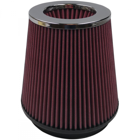 S&B Filters KF-1016 Air Filter For Intake Kits 75-2557 Oiled Cotton Cleanable 6 Inch Red