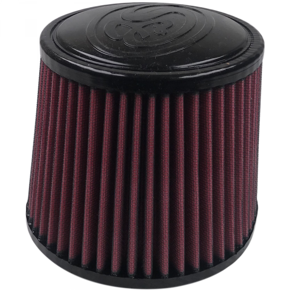 S&B Filters KF-1019-1 Air Filter For Intake Kits 75-5004 Oiled Cotton Cleanable Red
