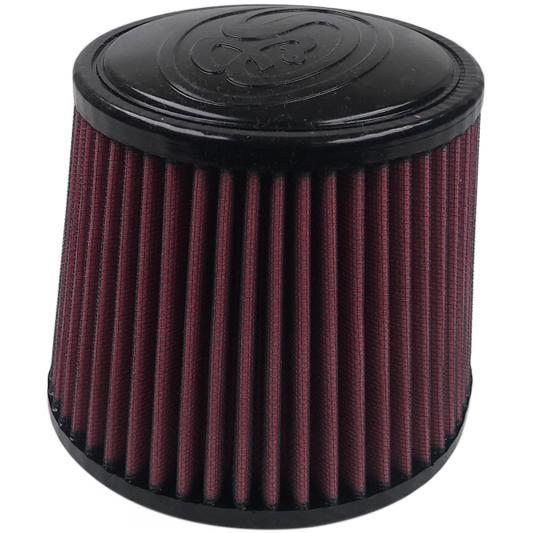 S&B Filters KF-1019-1 Air Filter For Intake Kits 75-5004 Oiled Cotton Cleanable Red