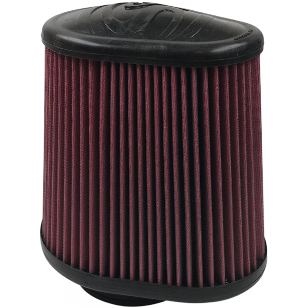 S&B Filters KF-1050 Air Filter For Intake Kits 75-5104,75-5053 Oiled Cotton Cleanable Red
