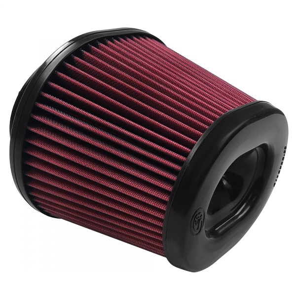 S&B Filters KF-1051 Air Filter For Intake Kits 75-5105,75-5054 Oiled Cotton Cleanable Red
