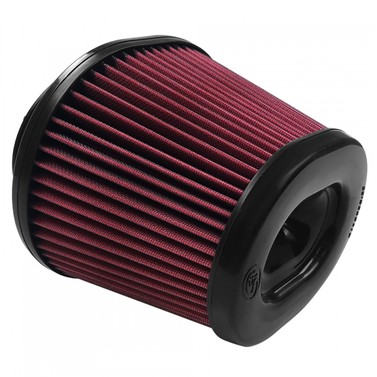 S&B Filters KF-1051 Air Filter For Intake Kits 75-5105,75-5054 Oiled Cotton Cleanable Red