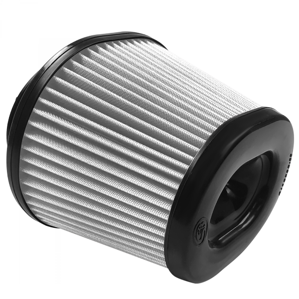 S&B Filters KF-1051D Air Filter For Intake Kits 75-5105,75-5054 Dry Extendable White