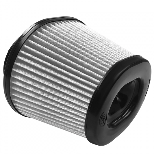 S&B Filters KF-1051D Air Filter For Intake Kits 75-5105,75-5054 Dry Extendable White