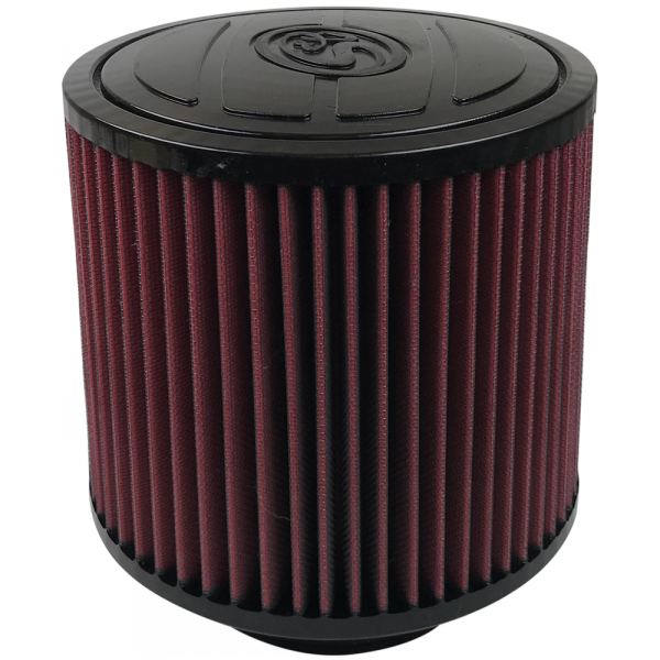 S&B Filters KF-1055 Air Filter For Intake Kits 75-5061,75-5059 Oiled Cotton Cleanable Red