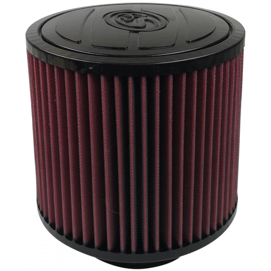 S&B Filters KF-1055 Air Filter For Intake Kits 75-5061,75-5059 Oiled Cotton Cleanable Red