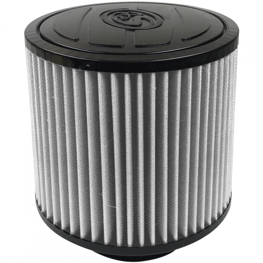 S&B Filters KF-1055D Air Filter For Intake Kits 75-5061,75-5059 Dry Extendable White