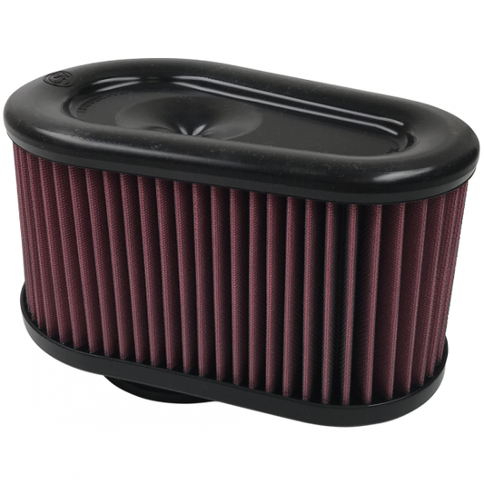 S&B Filters KF-1064 Air Filter For Intake Kits 75-5086,75-5088,75-5089 Oiled Cotton Cleanable Red