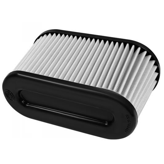S&B Filters KF-1065D Air Filter For Intake Kits 75-5107 Dry Extendable White