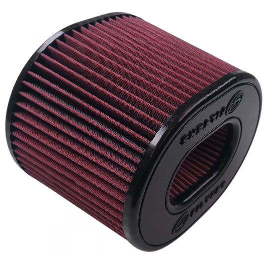 S&B Filters KF-1068 Air Filter For Intake Kits 75-5021 Oiled Cotton Cleanable Red