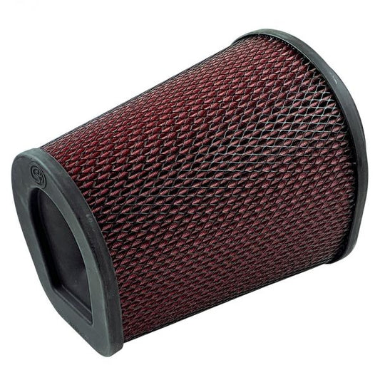 S&B Filters KF-1070 Air Filter For Intake Kits 75-6000,75-6001 Oiled Cotton Cleanable Red