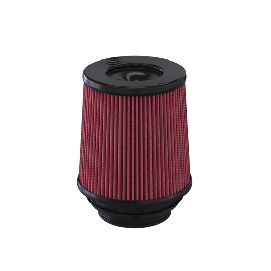 S&B Filters KF-1079 Air Filter For Intake Kits 75-5141 / 75-5141D Oiled Cotton Cleanable Red