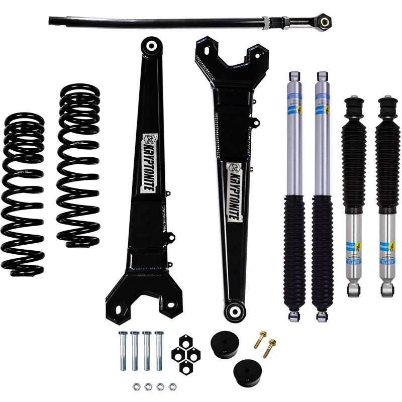 Kryptonite KRFD05STAGE3BIL Stage 3 Leveling Kit With Bilstein Shocks