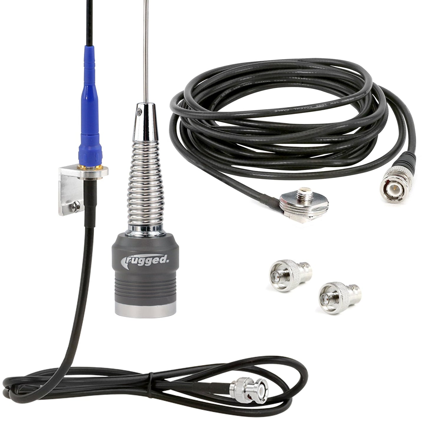 Rugged Radios LT-5R-V Long Track Antenna Upgrade Kit for Rugged V3 / RH5R Handheld Radio - VHF