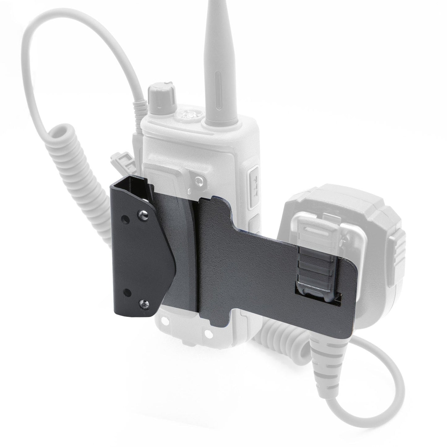 Rugged Radios MT-RH-HM Radio and Speaker Mic Mount for Handheld Radios