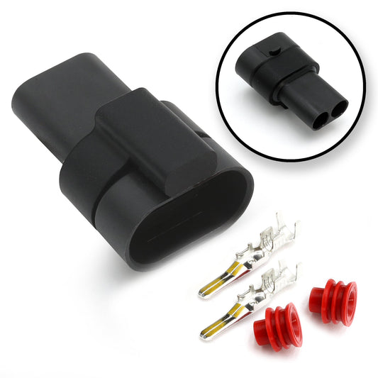 Rugged Radios PLUG-WP-RM-M Waterproof Power Plug Connector Kit (Male) – Upgrade or Replacement