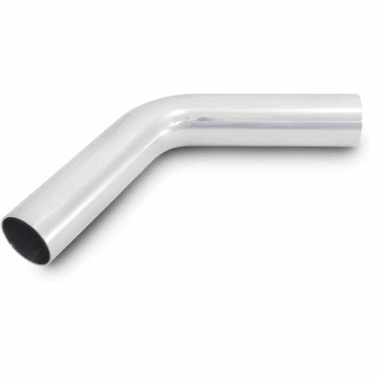 Vibrant 2821 3.5" Polished Aluminum 60 Degree Bend