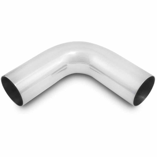 Vibrant 2891 3.5" Polished Aluminum 90 Degree Bend