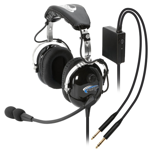 Rugged Radios RA950-ANR Rugged Air RA950 ANR Stereo General Aviation Pilot Headset