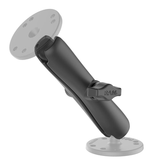 Rugged Radios RAM-B-201U-C RAM Double Socket Arm - Long / B Size - 1 Inch